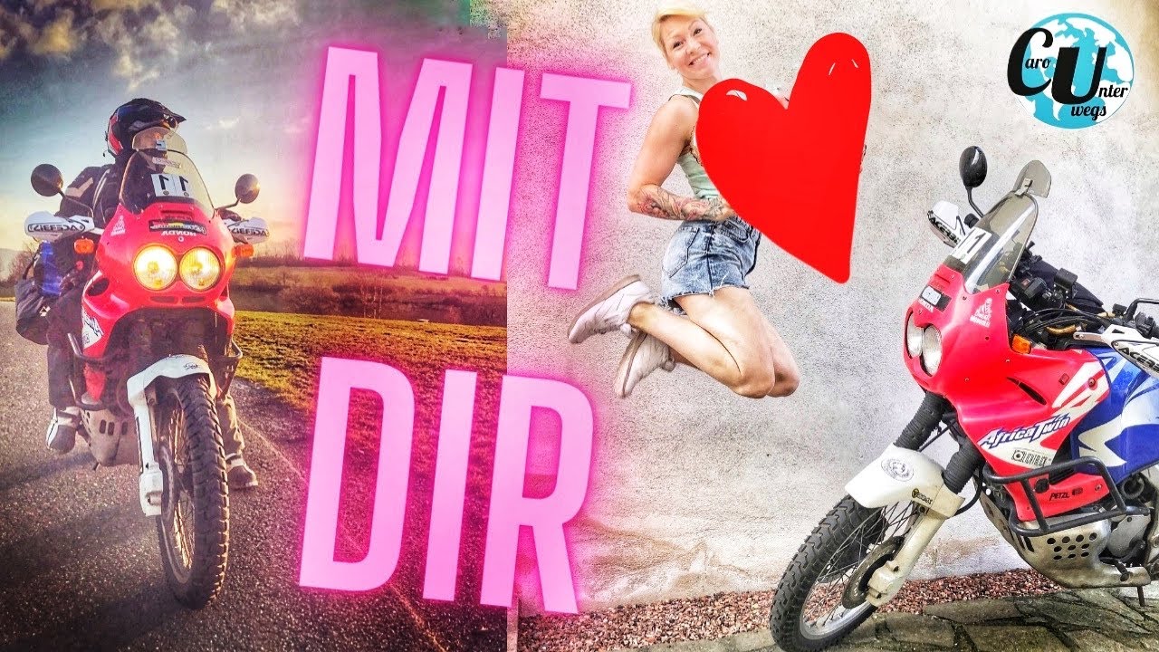 🏍 𝓜𝓲𝓽 𝓭𝓲𝓻 💚 Ein Motorrad Lovesong 💚 Frei Mutig Die Welt Entdecken Youtube