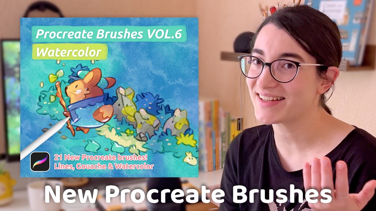 ✿ Procreate Brushes VOL.6 | Watercolor ✿