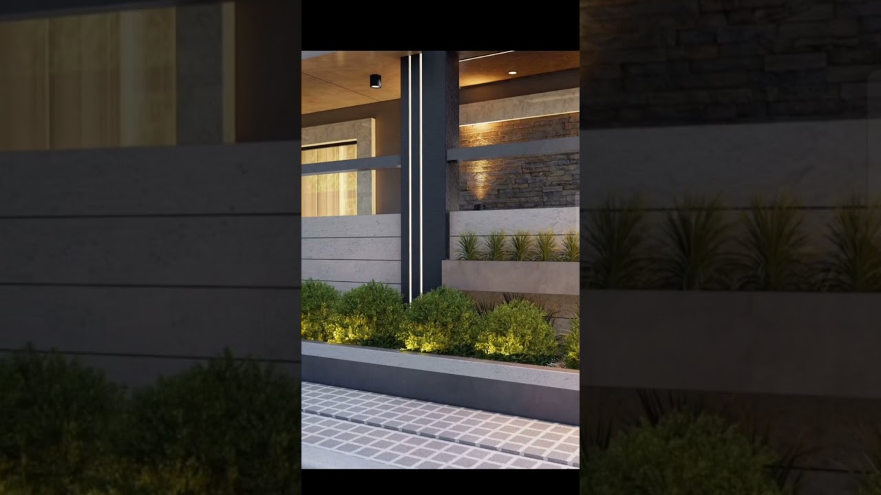 boundary wall ideas || design of boundary wall with garden || 