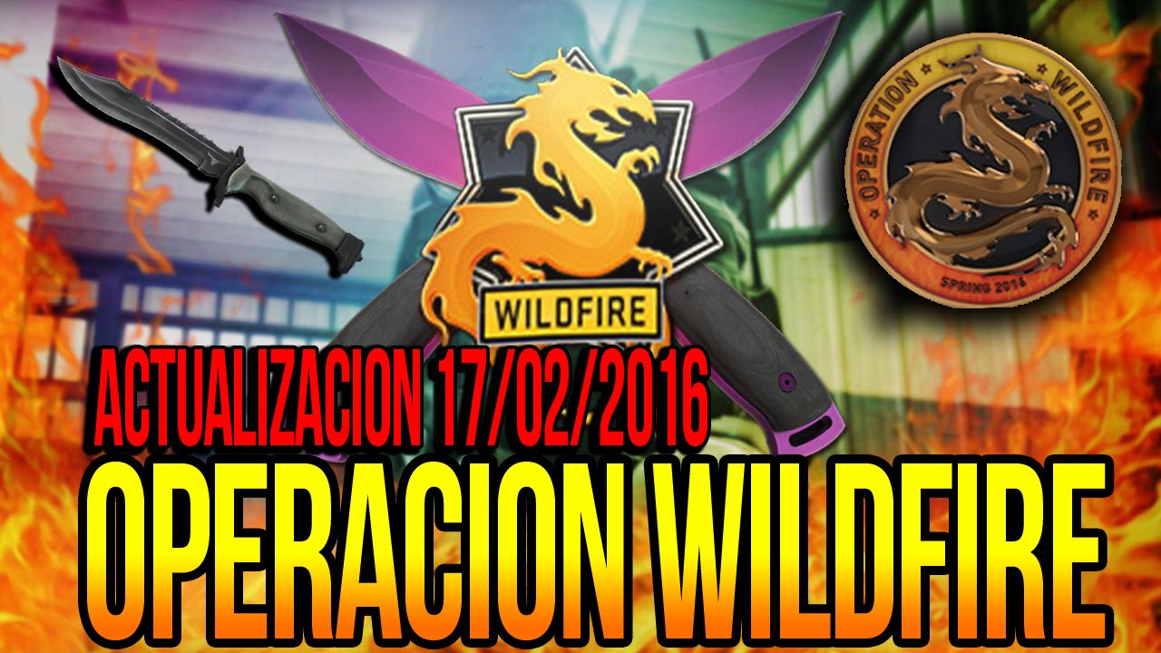 ACTUALIZACIÓN 17/02/2016 | OPERACIÓN WILDFIRE - BOWIE KNIFE!!! | CS:GO ...