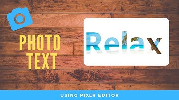 Photo Text Using Pixlr Photo Editor
