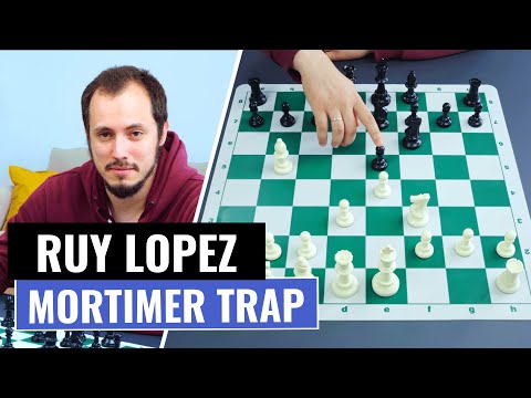 Traps in the Ruy Lopez Berlin Defense! #chess #chesstrap