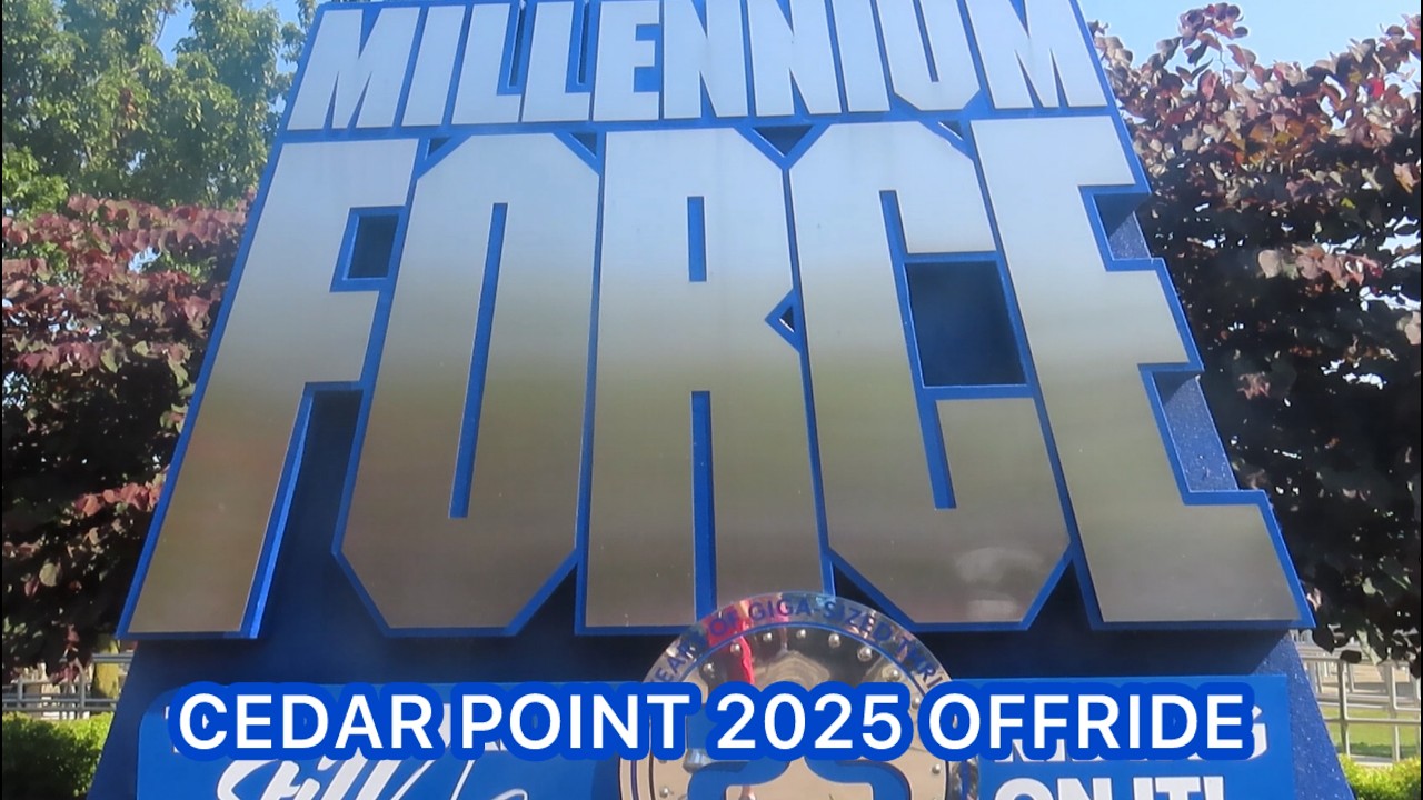 Millennium Force Cedar Point 2025 Offride (No Copyright)