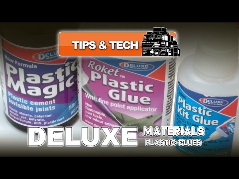 DELUXE MATERIALS MODEL GLUES FOR PLASTIC KITS 