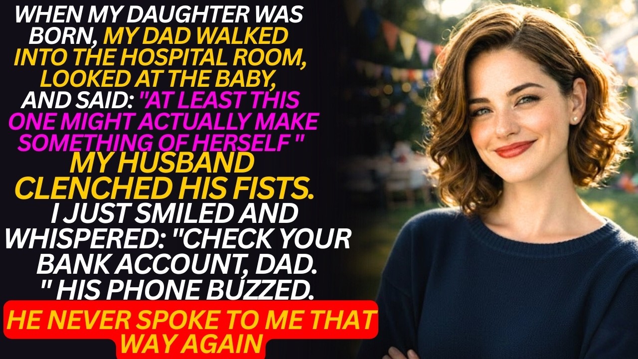 My Dad Insulted My Newborn At The Hospital—I Told Him “Go Check Your Account.” He Froze