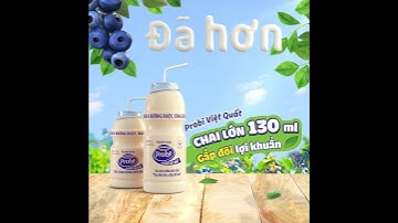 Quảng cáo Vinamilk - Sữa chua uống Vinamilk Probi – Việt Quất chai lớn 130 ml mới