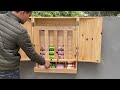 Creative Idea For Your Garage // How to build a wall mounted Canned Food Storage & Organizer