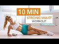 10 min strong waist  for ab lines  a strong side belly  with bottles or weights i pamela reif