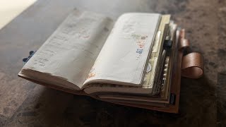 Travelers Notebook | Standard TN | Plan With Me | Journal | Faded Chronicle Planner |#planwithme #TN
