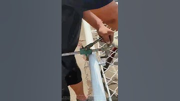 Stadium net fence installation sharing