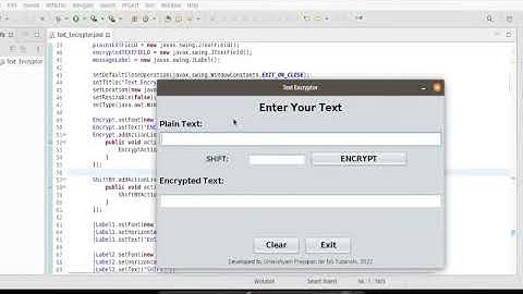 Java Project | Text Encryptor | Java Project to Encrypt the Text