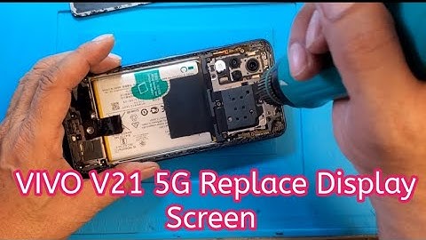 How To Replace Display Screen VIVO V21 5G | My V21 5G No Screen On | #@SanService
