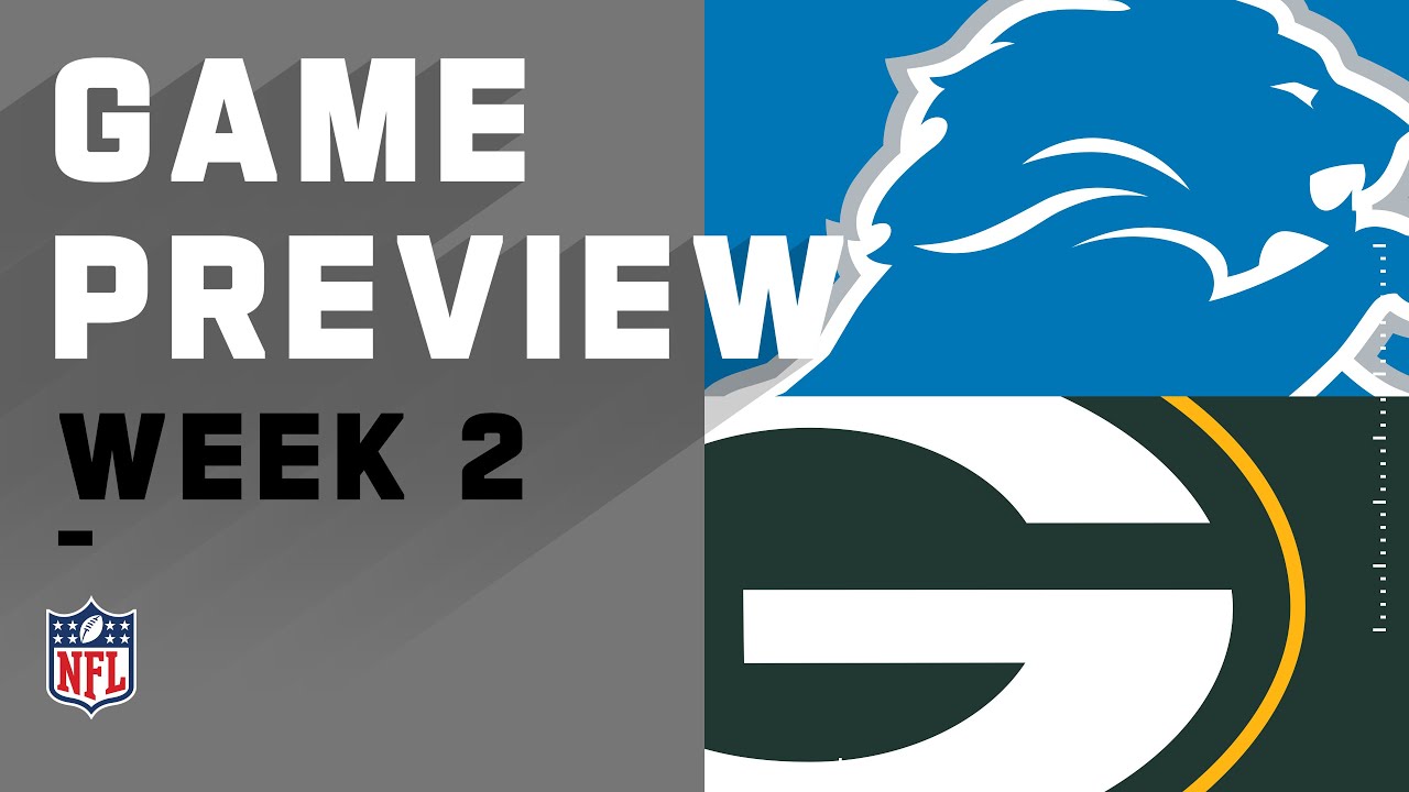 Detroit Lions vs. Green Bay Packers Week 2 NFL Game Preview YouTube