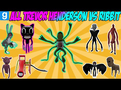 ALL TREVOR HENDERSON vs. RIBBIT! - Garry's Mod Sandbox