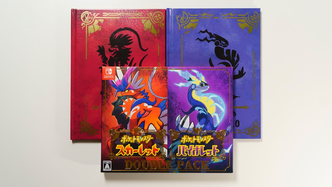 Pokemon Scarlet/Violet Double Pack With Japan Exclusive A5 Artbooks