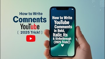 How to Write YouTube Comments in Bold, Italic & Strikethrough (2025 Trick!) ✍️✨