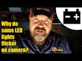 Why do some LED lights flicker on camera? #1487