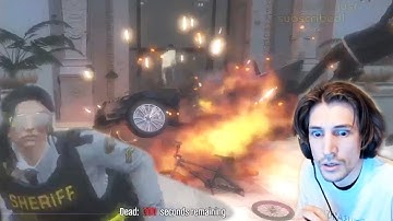 xQc Kills Adept and the Entire Police Department