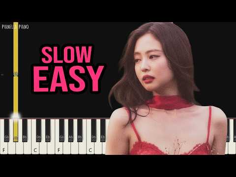 JENNIE - HEAVEN | SLOW EASY Piano Tutorial by Pianella Piano