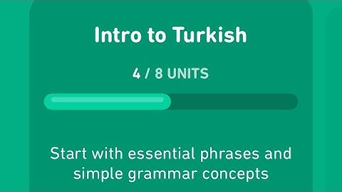 *Let’s learn Turkish with Duolingo