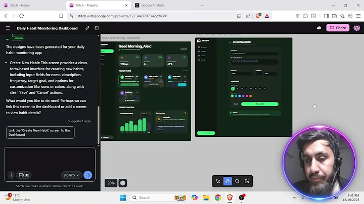 IDEA TO APP IN 5 MINUTES: Google Stitch + AI Studio Changes EVERYTHING