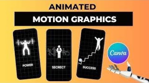 How to CREATE VIRAL Motion Graphics In Canva Without ANY Animation Skills