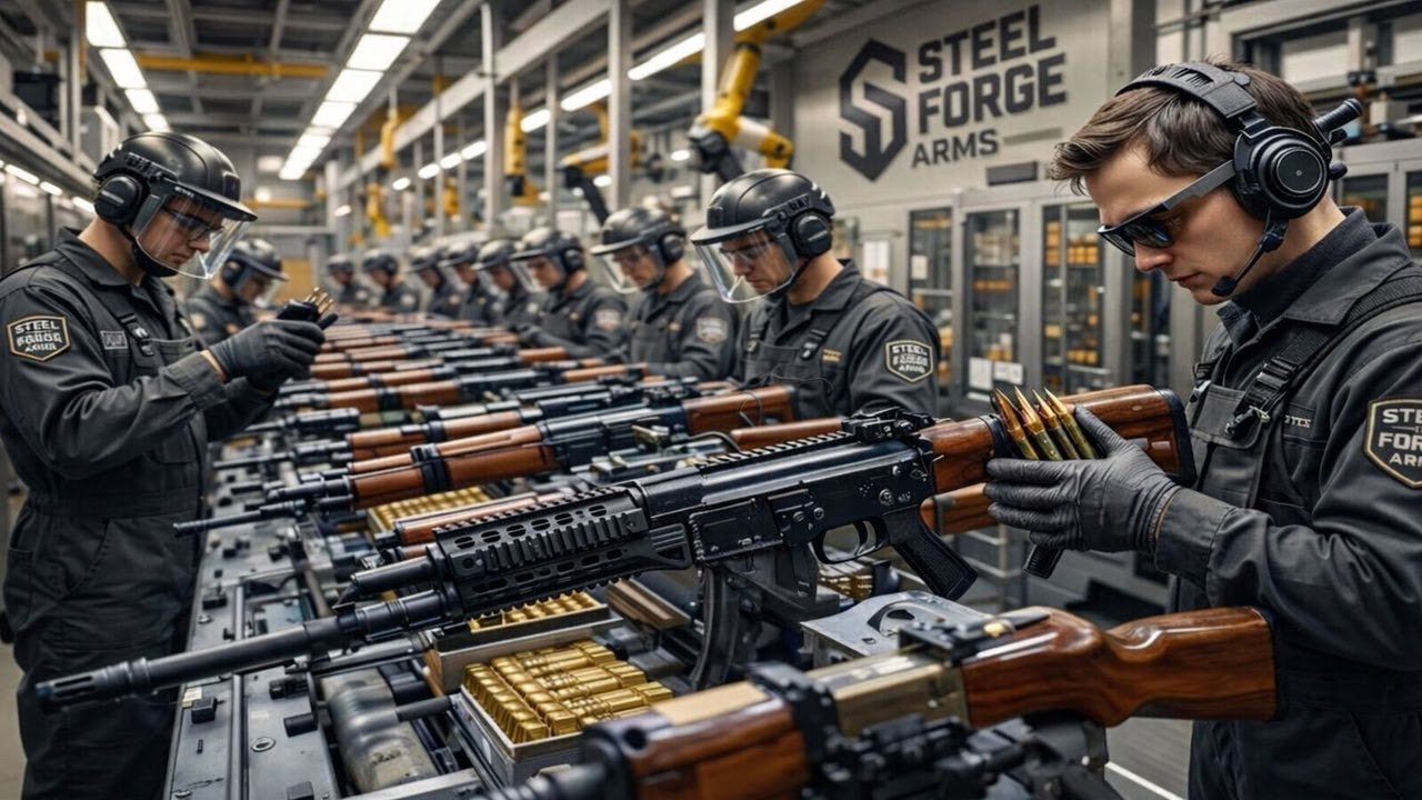 Inside an AK-47 Factory | How Rifles Are Assembled Step by Step - YouTube