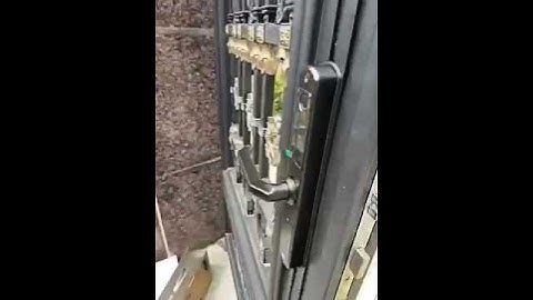 Fingerprint Lock, gate lock , double side fingerprint gate lock