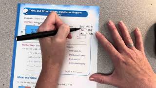 Chapter 4 Lesson 4 - Use the Distributive Property to Multiply Two-Digit Numbers
