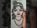 😍Krishna drawing #trending #shortsfeed #viral #drawing #ytshorts #krishnastatus #art #easy #sketch