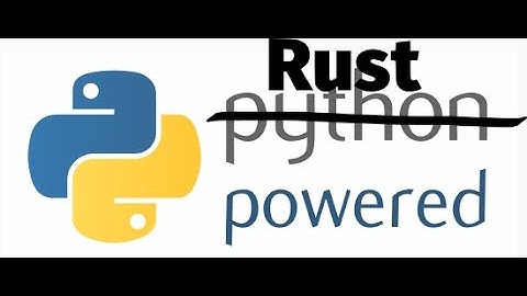 Using Rust with Python | A quick guide to calling Rust function from Python