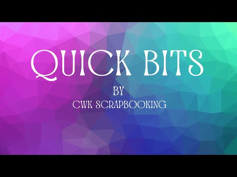 SCRAPBOOKING QUICK BITS| HOW TO DO THE BASICS AND NEW PRODUCTS TO ME!!