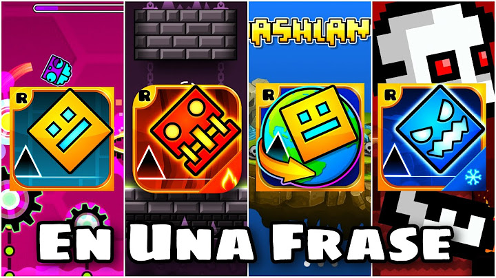 TODOS los Niveles de TODOS los Geometry Dash En Una Frase (Recopilación)