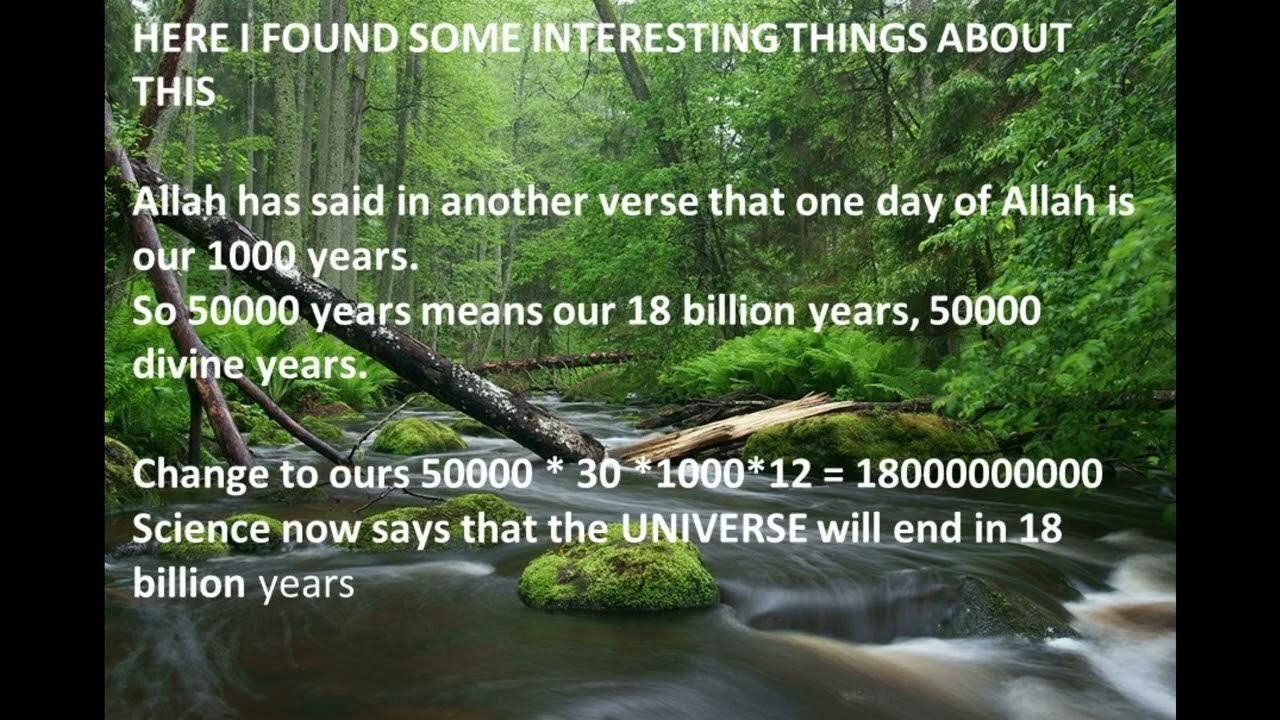 what-is-50000-years-mentioned-in-quran-youtube