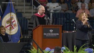 Sen. Tim Kaine gives a commencement speech at ODU