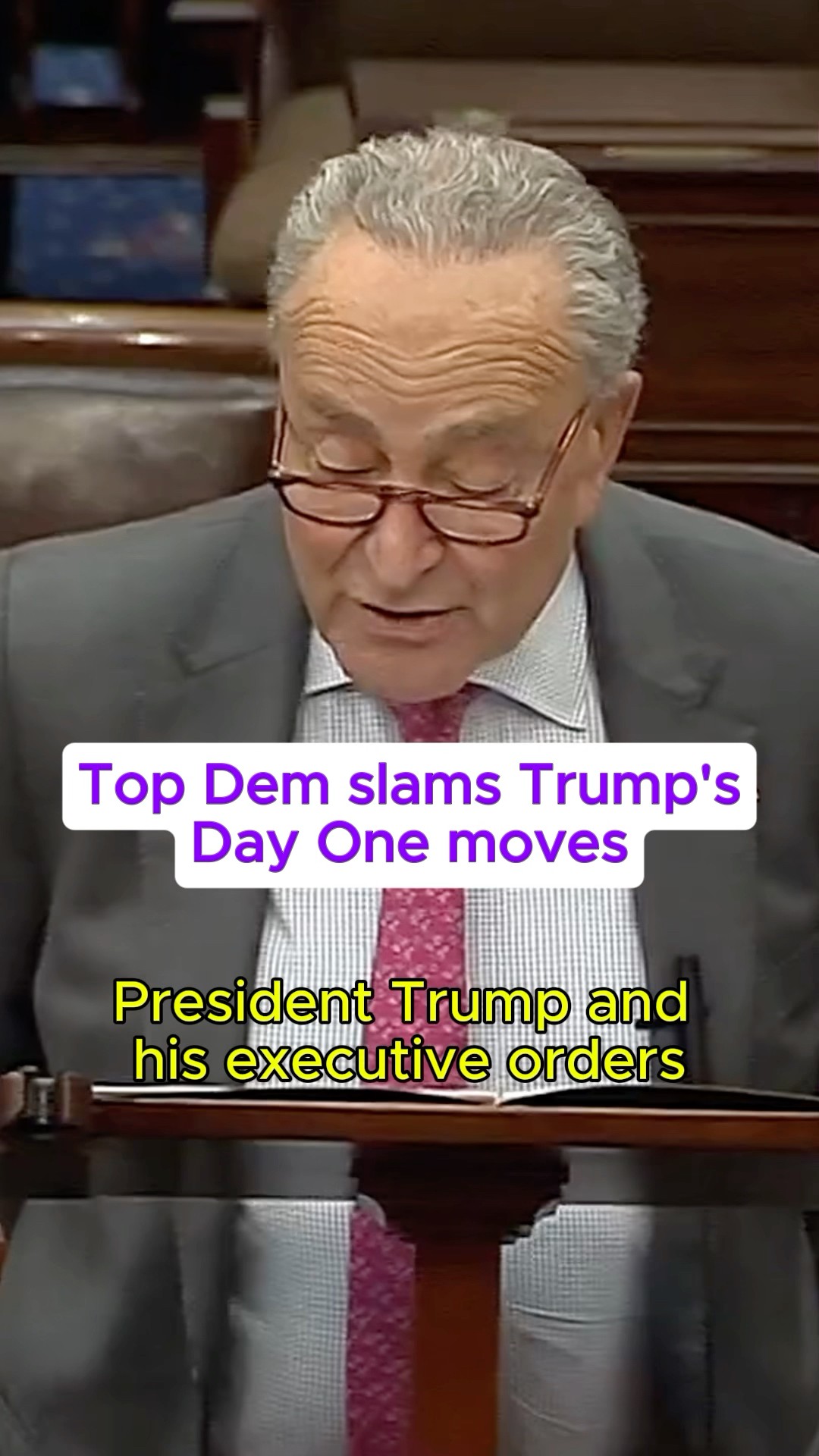 Top Dem slams Trump's Day One moves