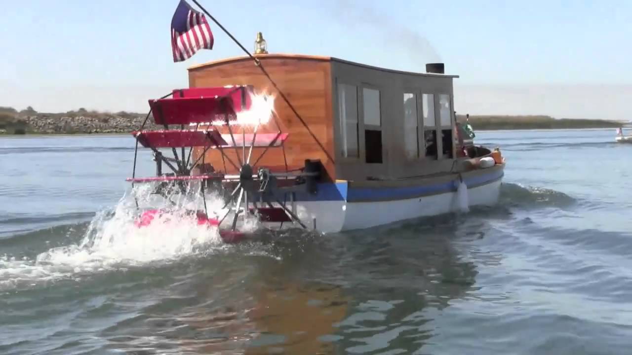 STEAM PADDLE WHEEL BOAT CAPTAIN ALLAN DUNLAP - YouTube