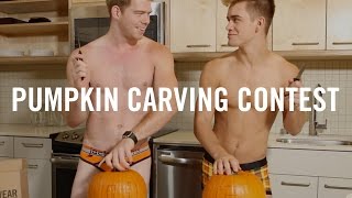 Watch: The Almost-Naked Pumpkin Carving Contest | GayBuzzer