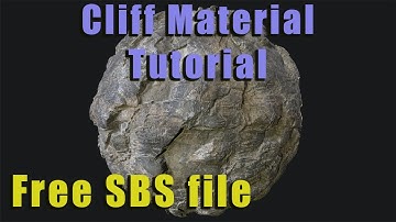 Substance Designer Cliff Material Tutorial with a Free SBS file!