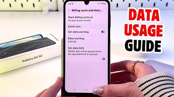 How to Monitor Mobile Data Usage on Samsung Galaxy A16 5G