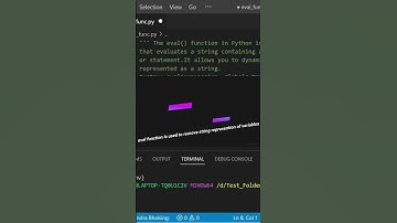 Do you know Eval function in python ? #shorts #viral #python #coding #programming