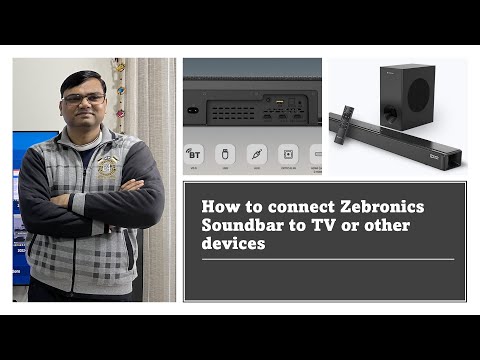 (Hindi) How to connect Zebronics soundbar to TV or other devices | how to connect soundbar to TV