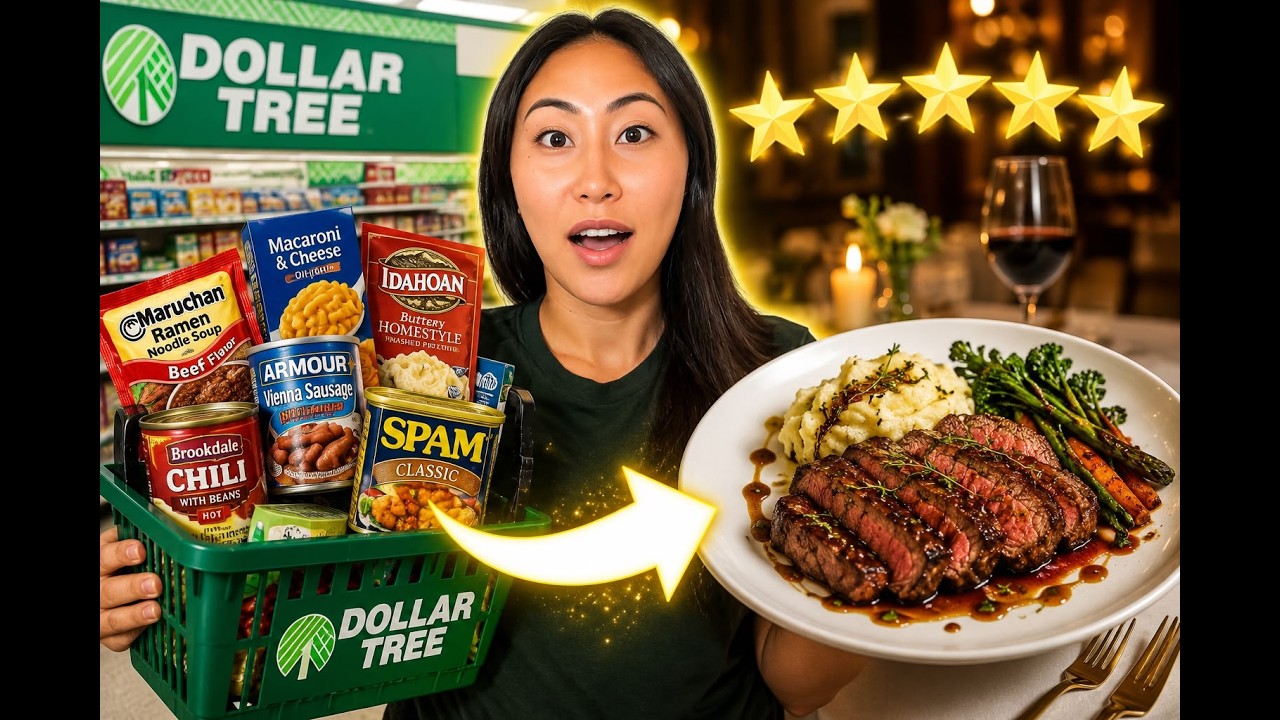 I Turned Dollar Tree Food Into 5-Star Meals!!