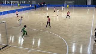 U-12フットサル JFAバーモントカップ ノックアウトステージラウンド16 vsリュミエール就将(鳥取県)