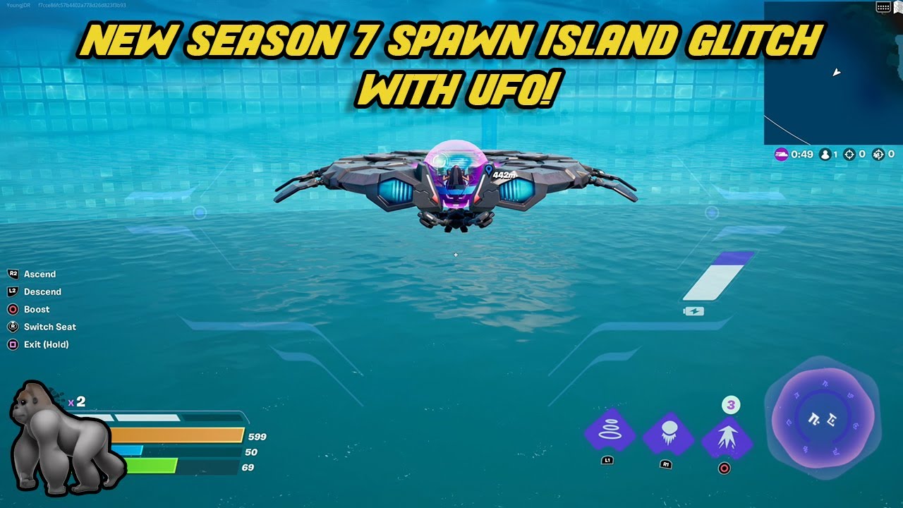 Spawn Island Fortnite Glitch New Fortnite Season 7 Glitch Go To Spawn Island With Ufo Fortnite Glitch Youtube