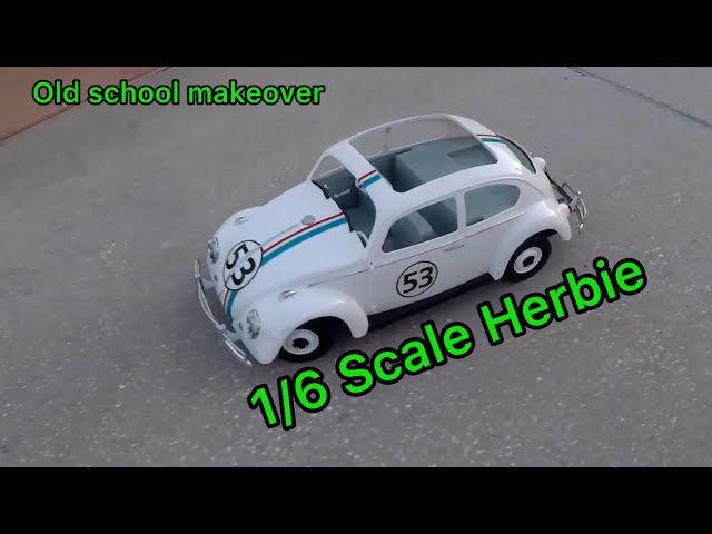 1/6 scale Herbie the love bug makeover. - YouTube