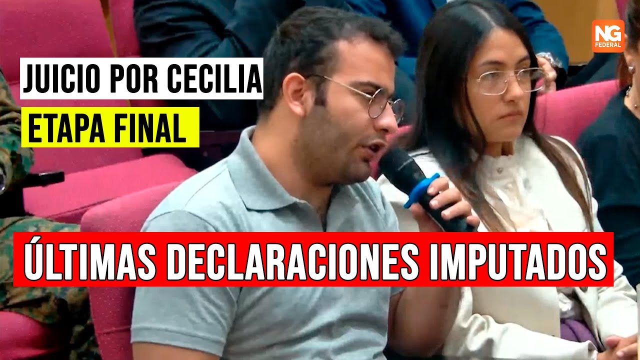 Juicio por Cecilia: antes del veredicto hablaron los imputados