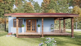7 x 8 Meters - A Beautiful Tiny Cottage House House - Idea Design | Exploring Tiny House