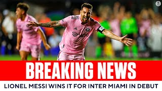 Lionel Messi Nets Free Kick WINNER in Inter Miami Debut [FULL Match Recap] | CBS Sports