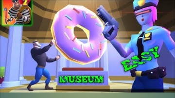 Robbery Madness 2 - Gameplay Walkthrough -Museum easy : (iOS, Android)
